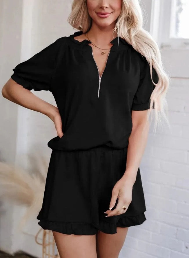R1657 Two Pieces Skort Set