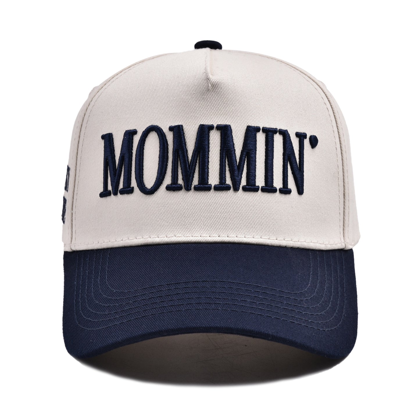 R1304 MOMMIN Embroidered Leopard Contrast Brim Baseball Cap
