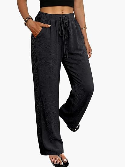 D5550 Lace Patchwork Lounge Pants