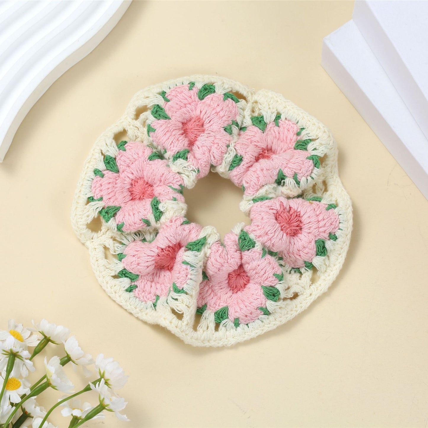 R1210 Bohemian Style Crochet Hair Tie