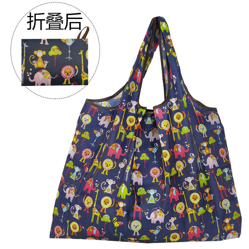 R1284 Large capacity reusable shopping tote bag