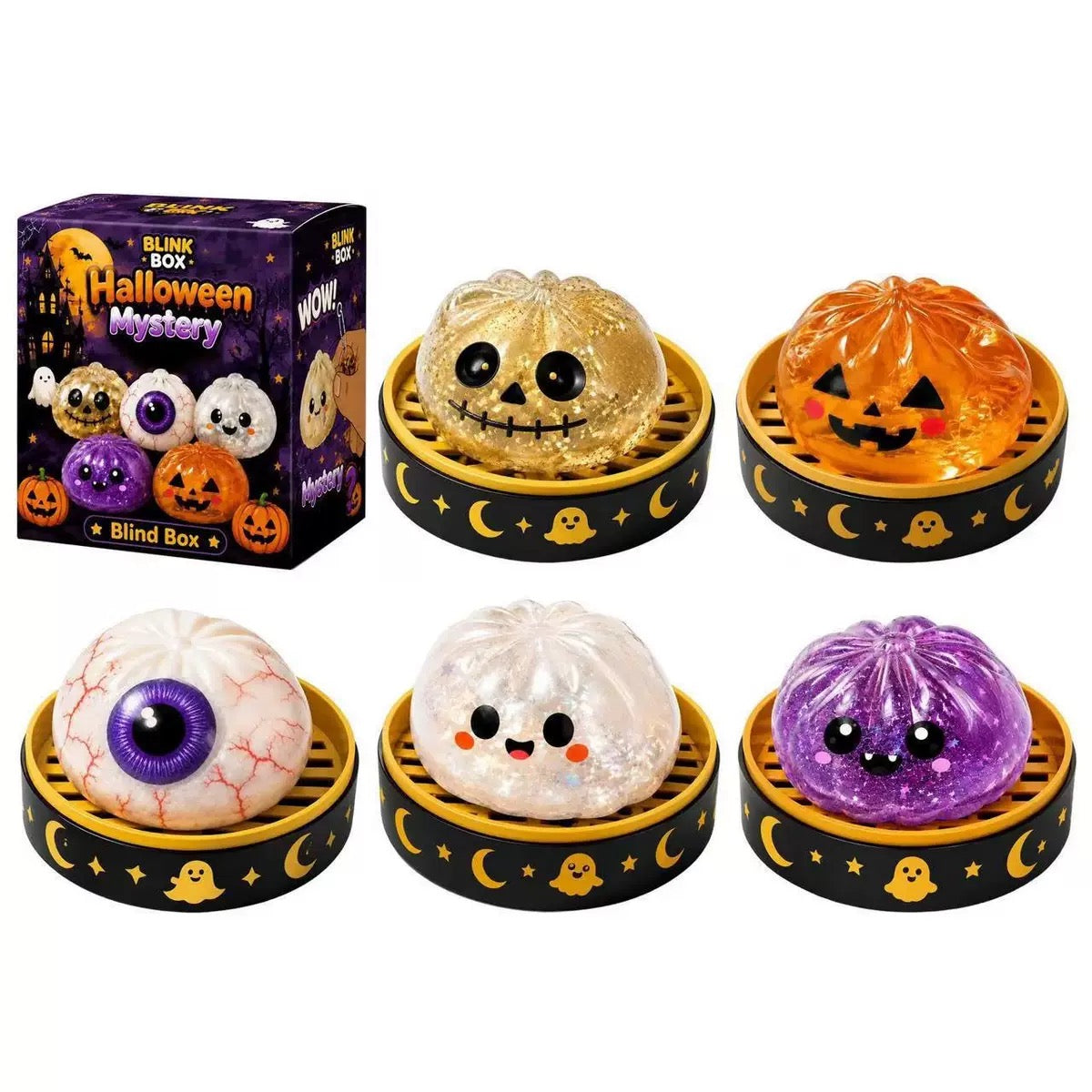 R1745 Halloween Dumpling Squeeze Toy