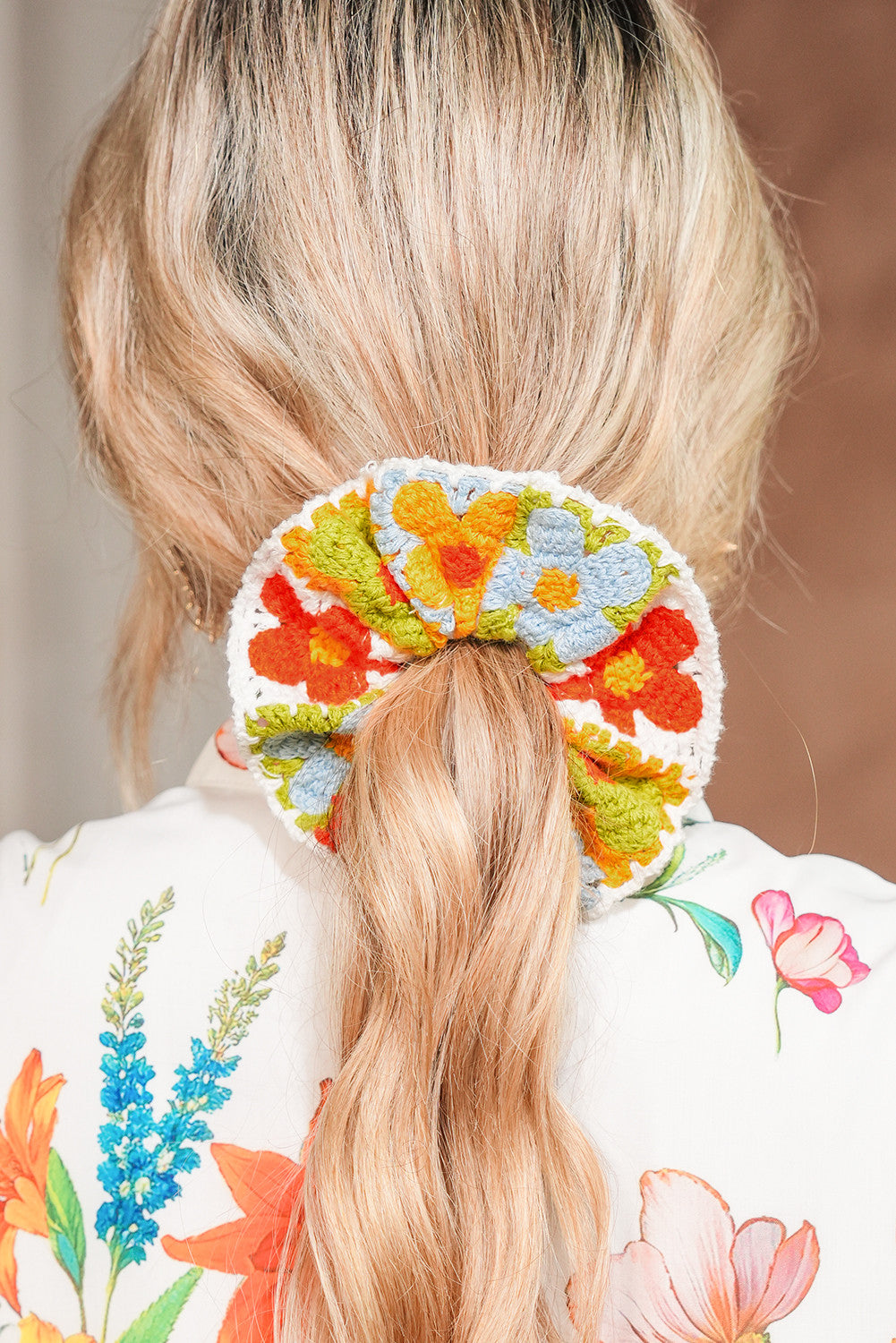 R1210 Bohemian Style Crochet Hair Tie