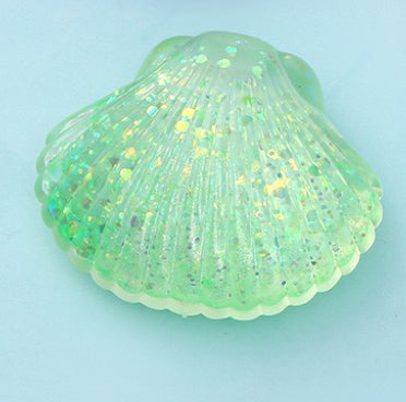 R1448  Glitter Shell Stress Relief Squish Ball Toy