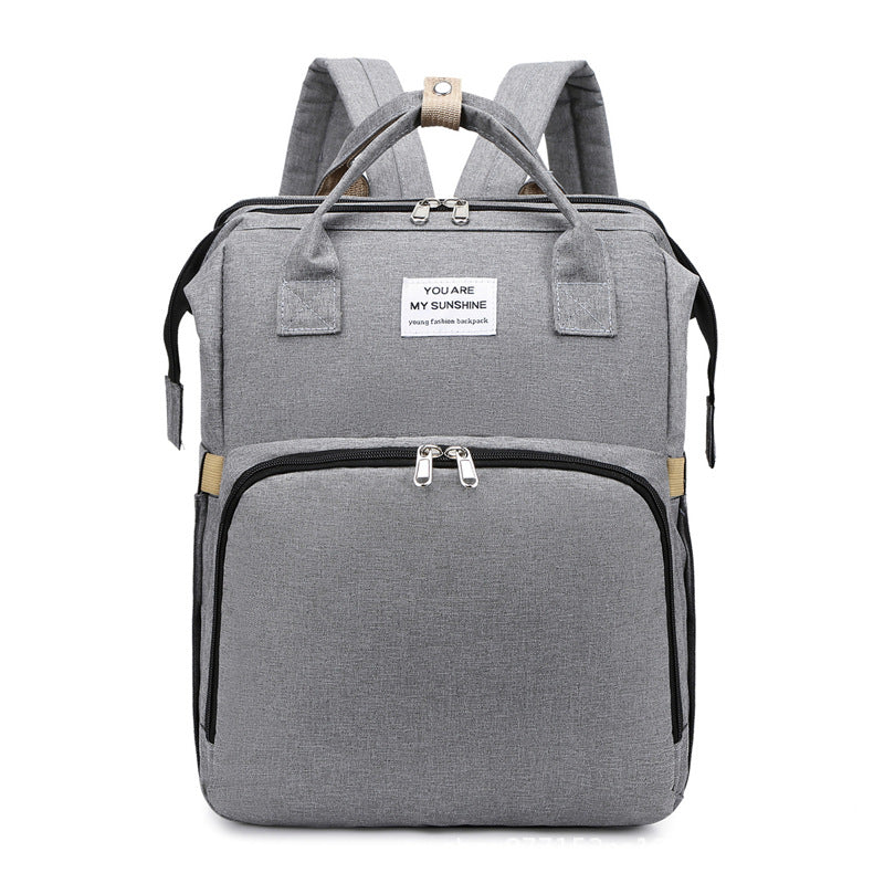 D5372 Multi-functional large-capacity baby crib mother and baby bag diaper bag