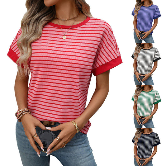 D5400 Short Sleeve Stripe T Shirt