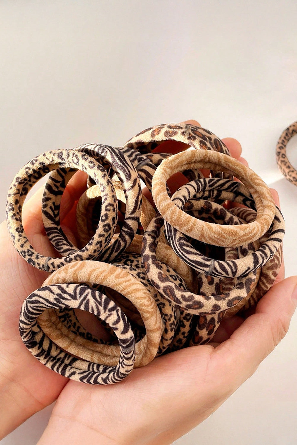 R1209 5pcs Animal Pattern Hair Tie