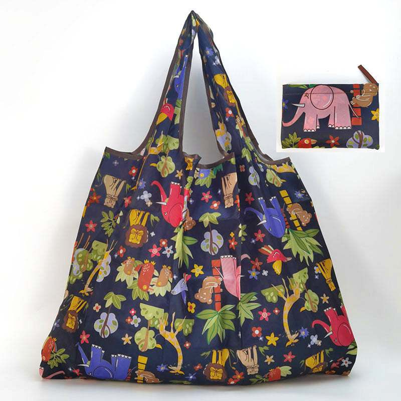 R1284 Large capacity reusable shopping tote bag