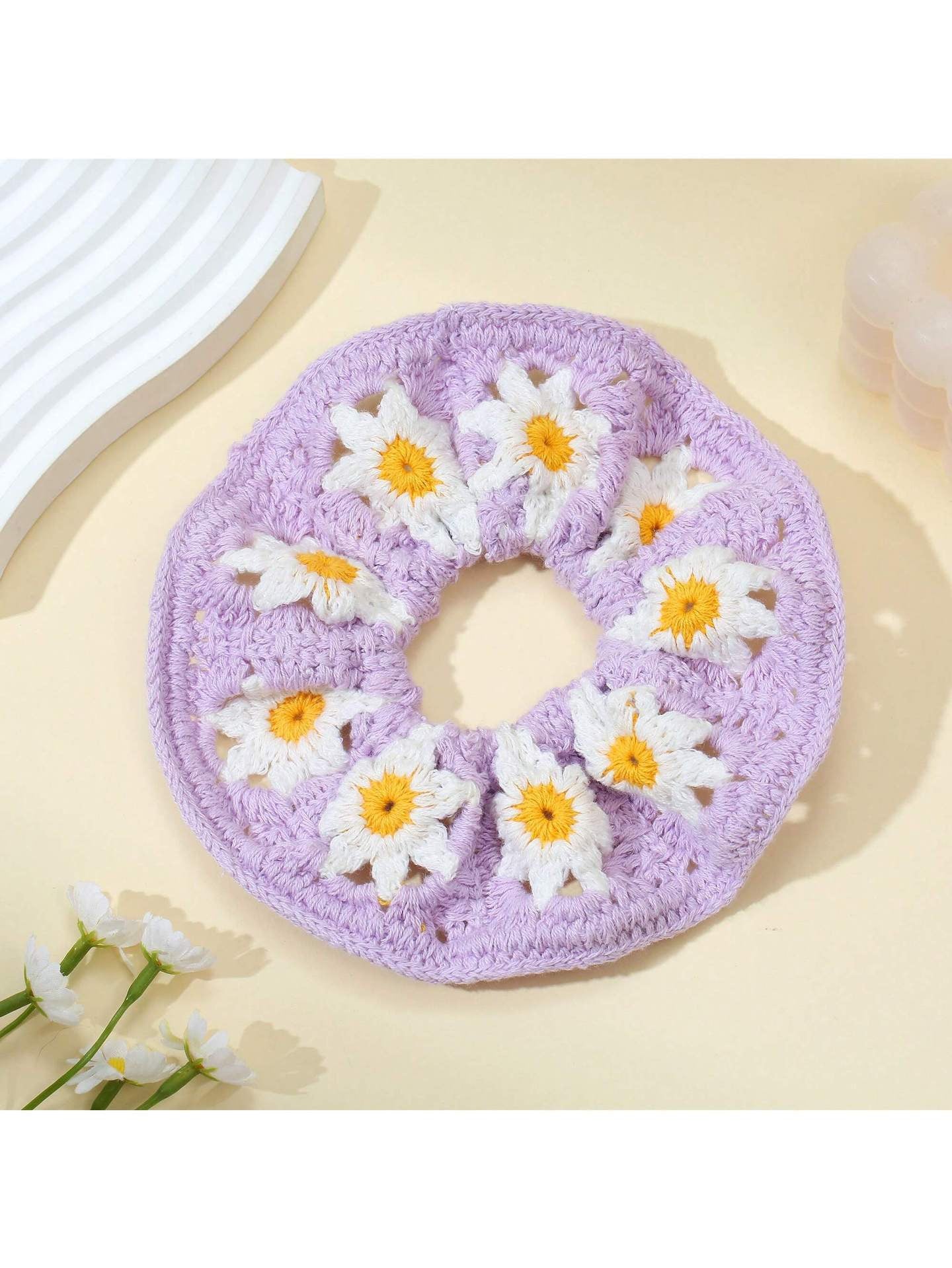 R1210 Bohemian Style Crochet Hair Tie