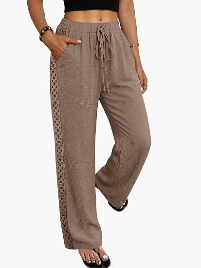 D5550 Lace Patchwork Lounge Pants