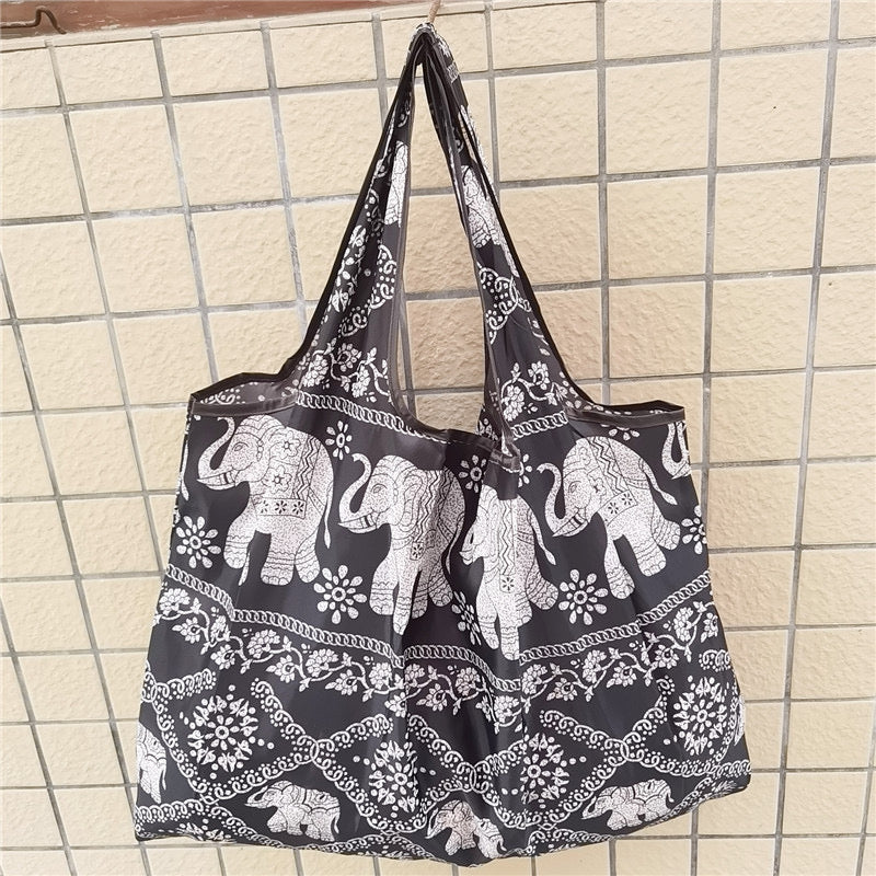 R1284 Large capacity reusable shopping tote bag