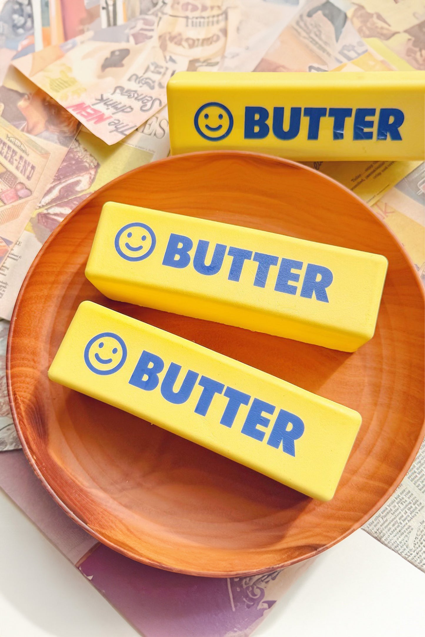 R1393 1PC PU Butter Sticker Relieve Pressure Toy
