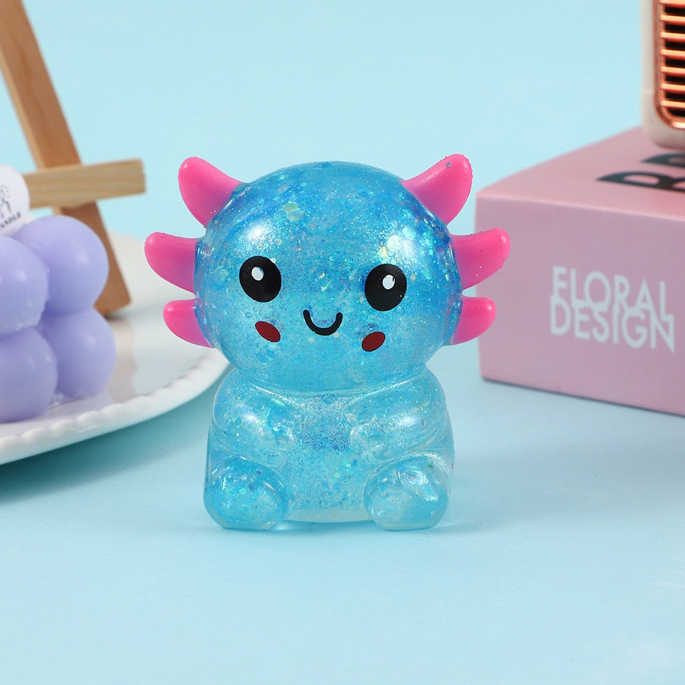 R1583 Axolotl Stress Balls Squishy Sensory Fidget Toys