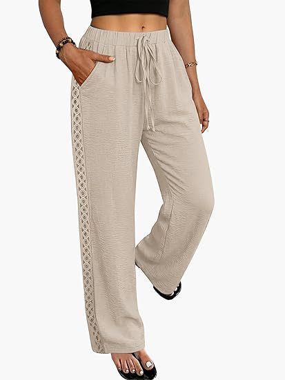 D5550 Lace Patchwork Lounge Pants