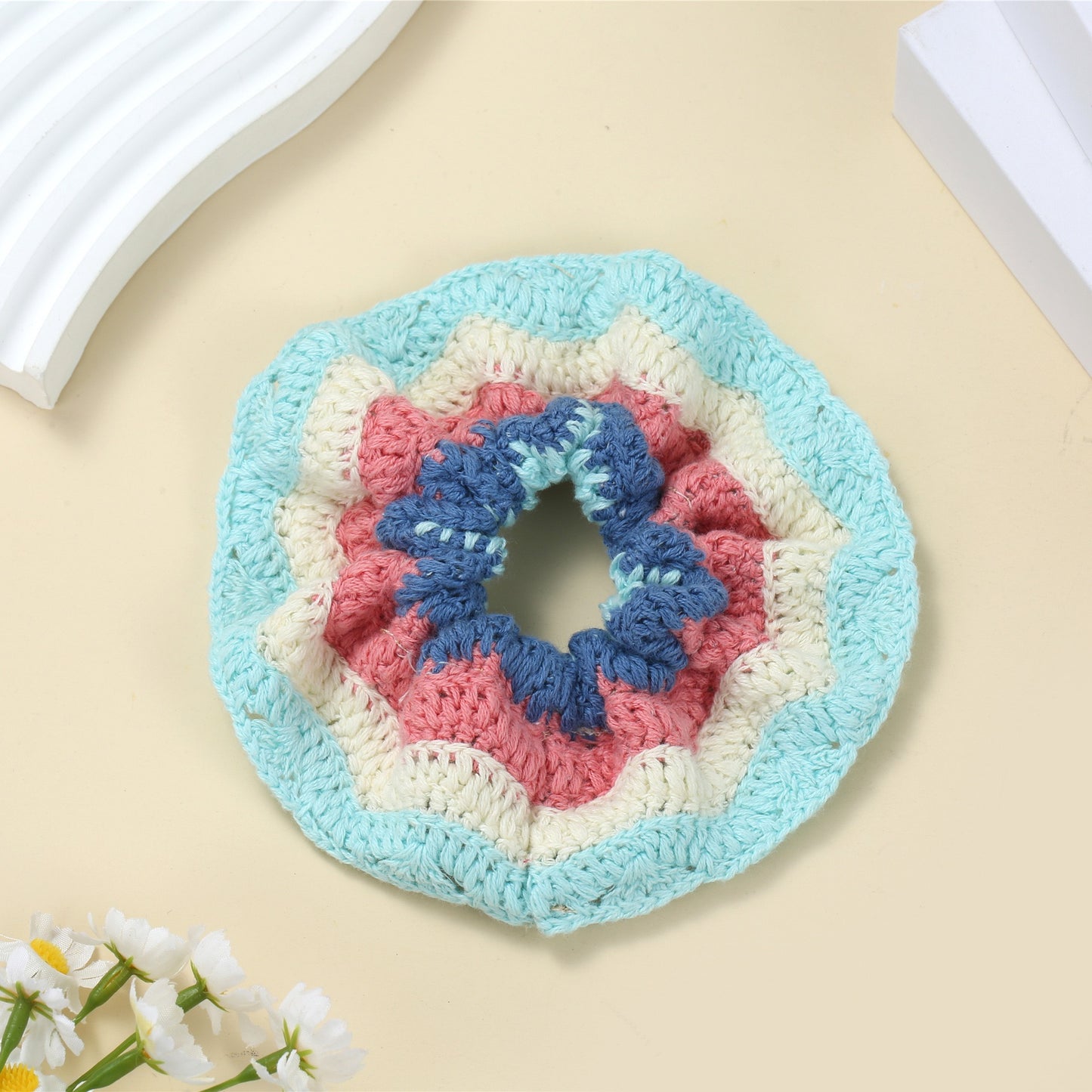 R1210 Bohemian Style Crochet Hair Tie
