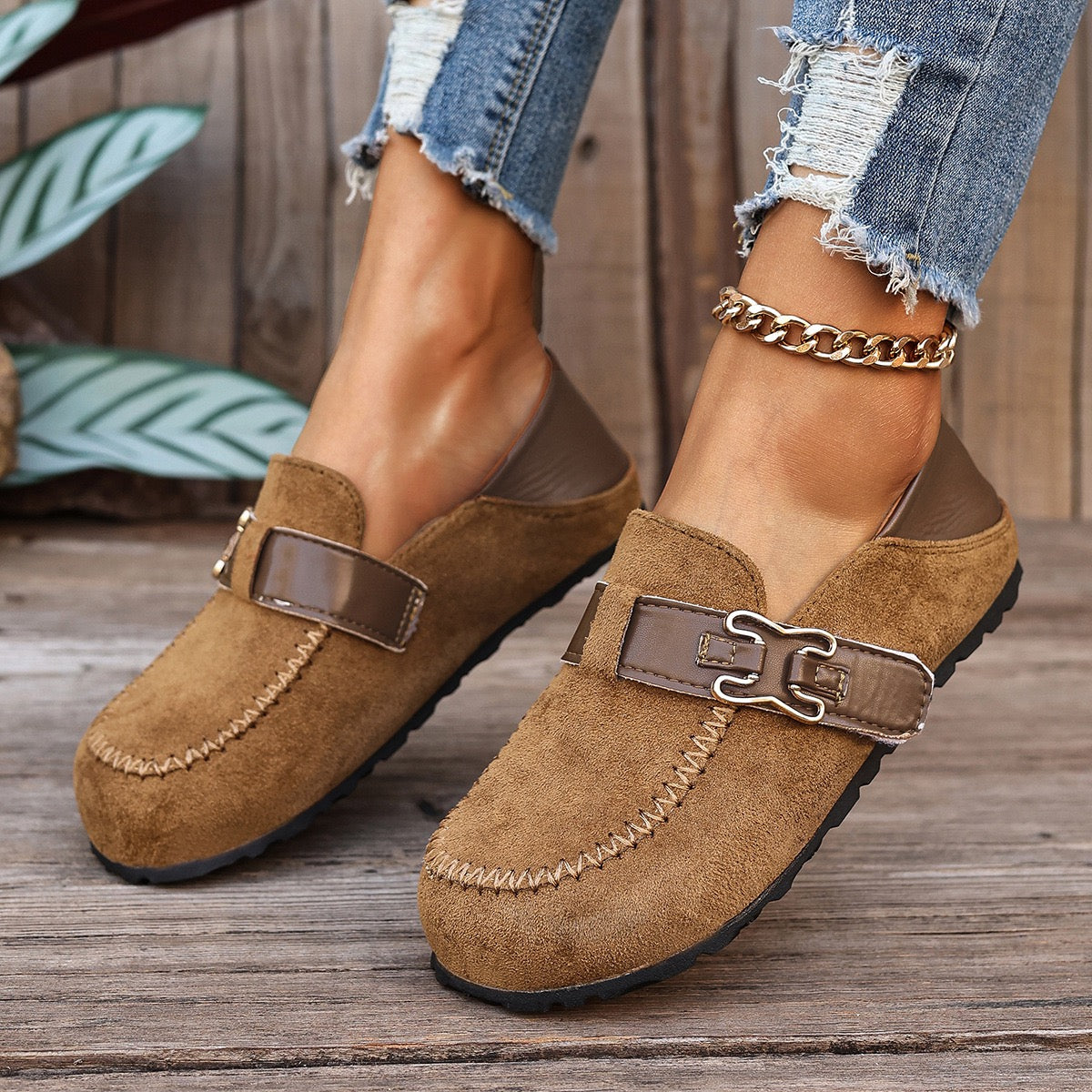 R1235 Fax Suede Birkenstock Shoes