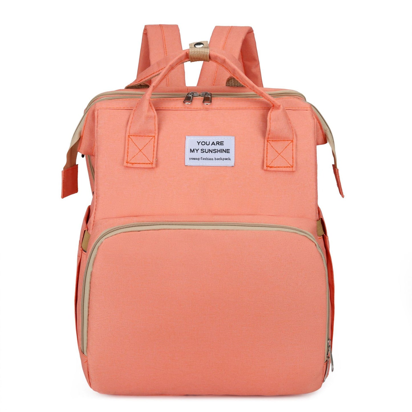 D5372 Multi-functional large-capacity baby crib mother and baby bag diaper bag