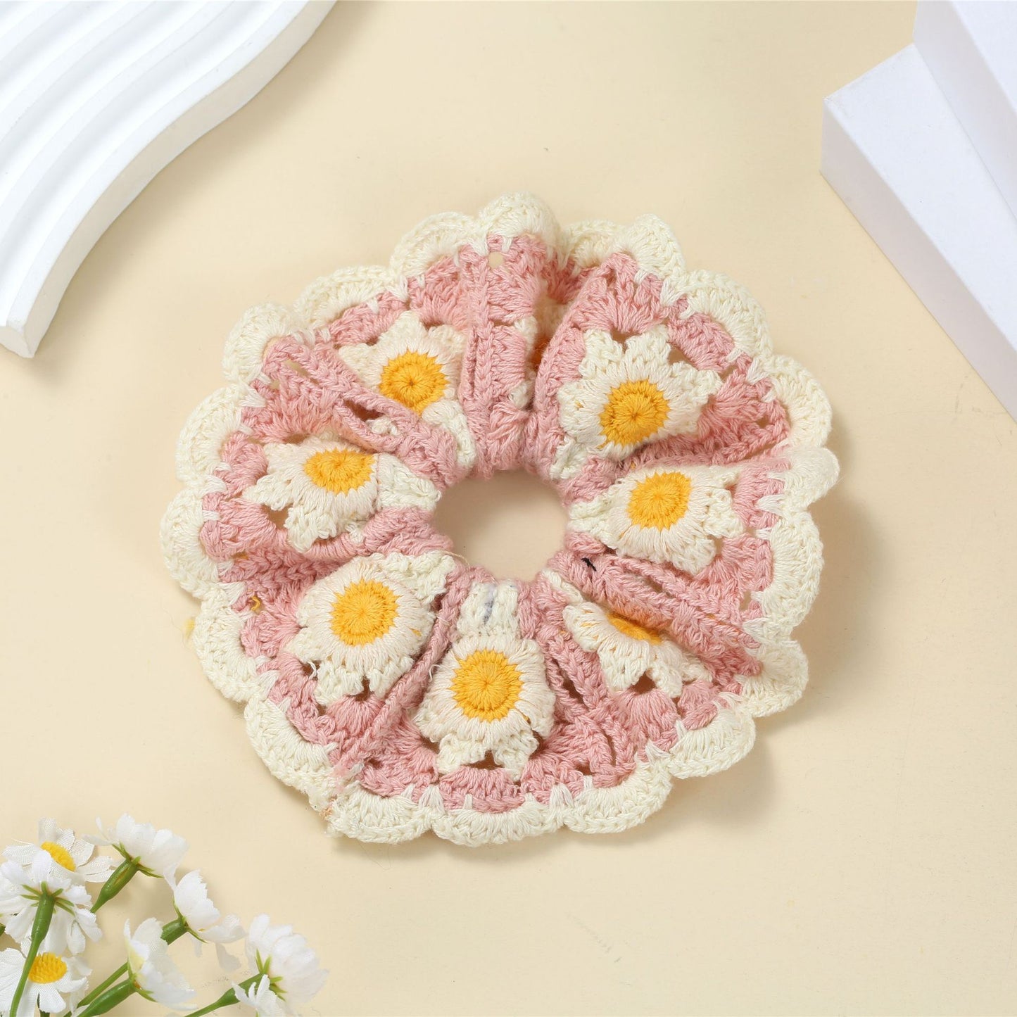 R1210 Bohemian Style Crochet Hair Tie