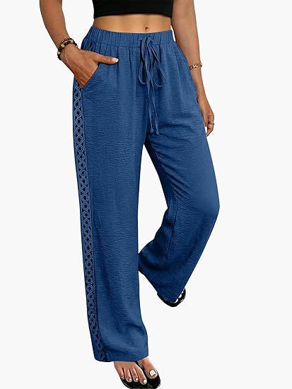 D5550 Lace Patchwork Lounge Pants