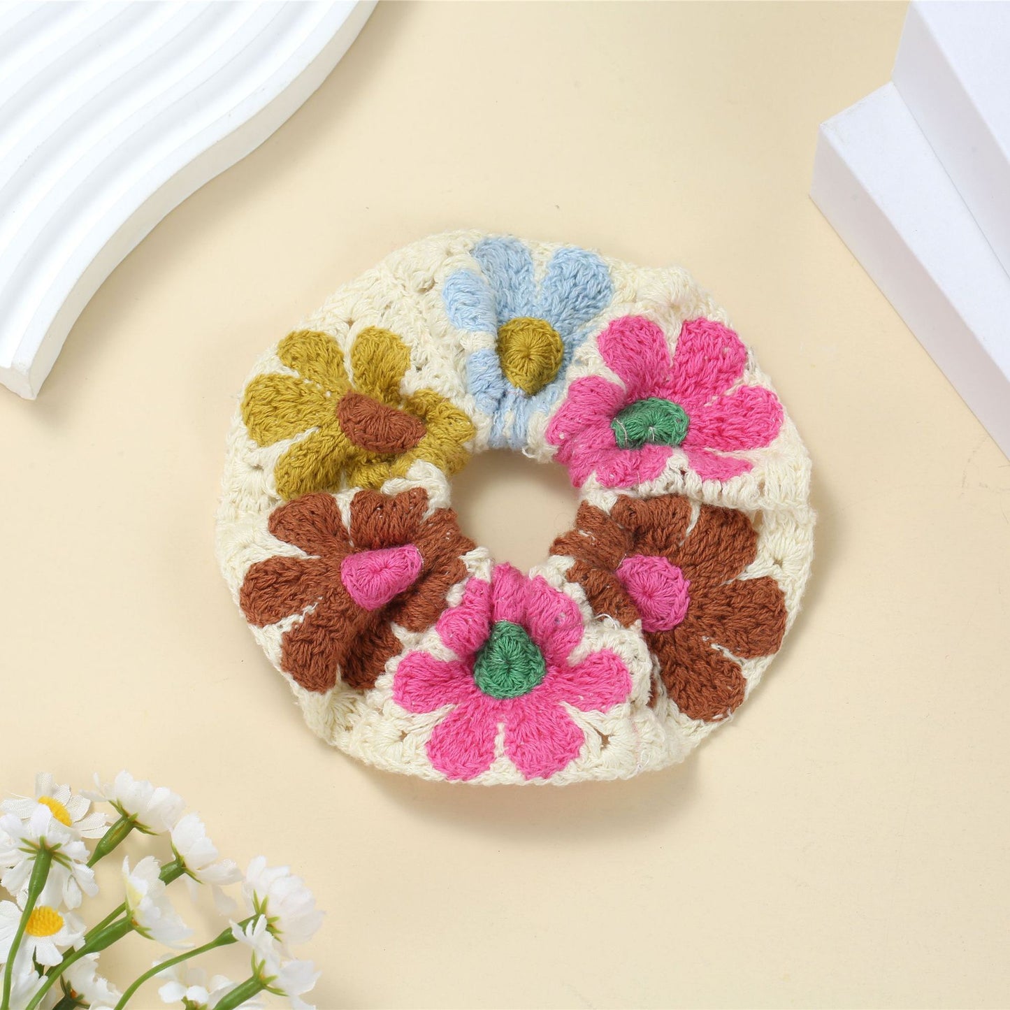 R1210 Bohemian Style Crochet Hair Tie