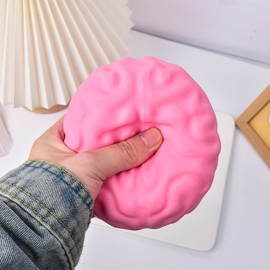 R1519 Giant Brain Shape Slow Rising Squishy Stress Ball