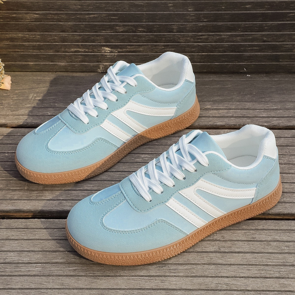 R1200 Pu Leather Lace-up Shoes