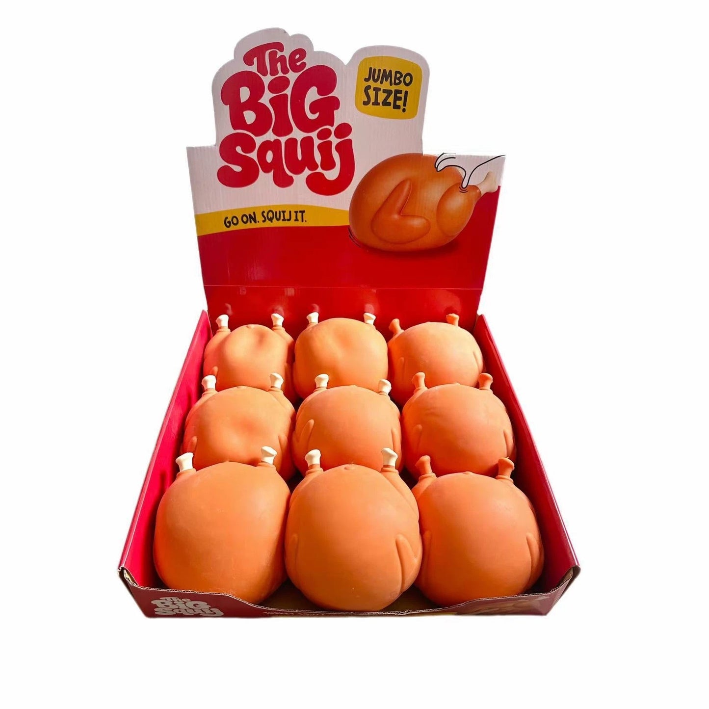 R1790 Squishy Turkey Leg Creative Fun Piggy Shaped Stress Relief Fidget Toy