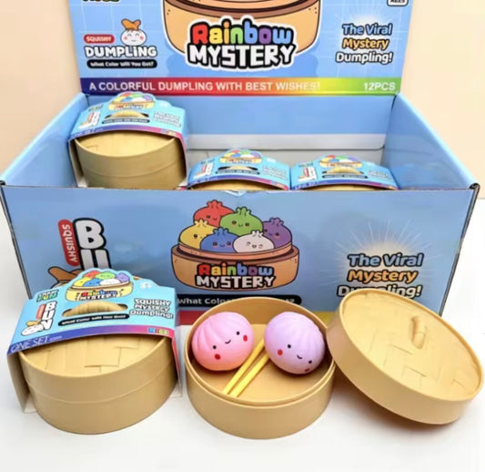 R1766 Mini Steamer Dumpling Squishy Toy