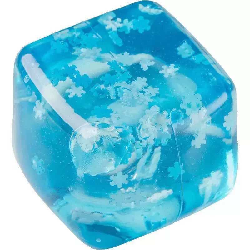 R1483 5*5*5 Snow Ice Cube Squeeze Toy