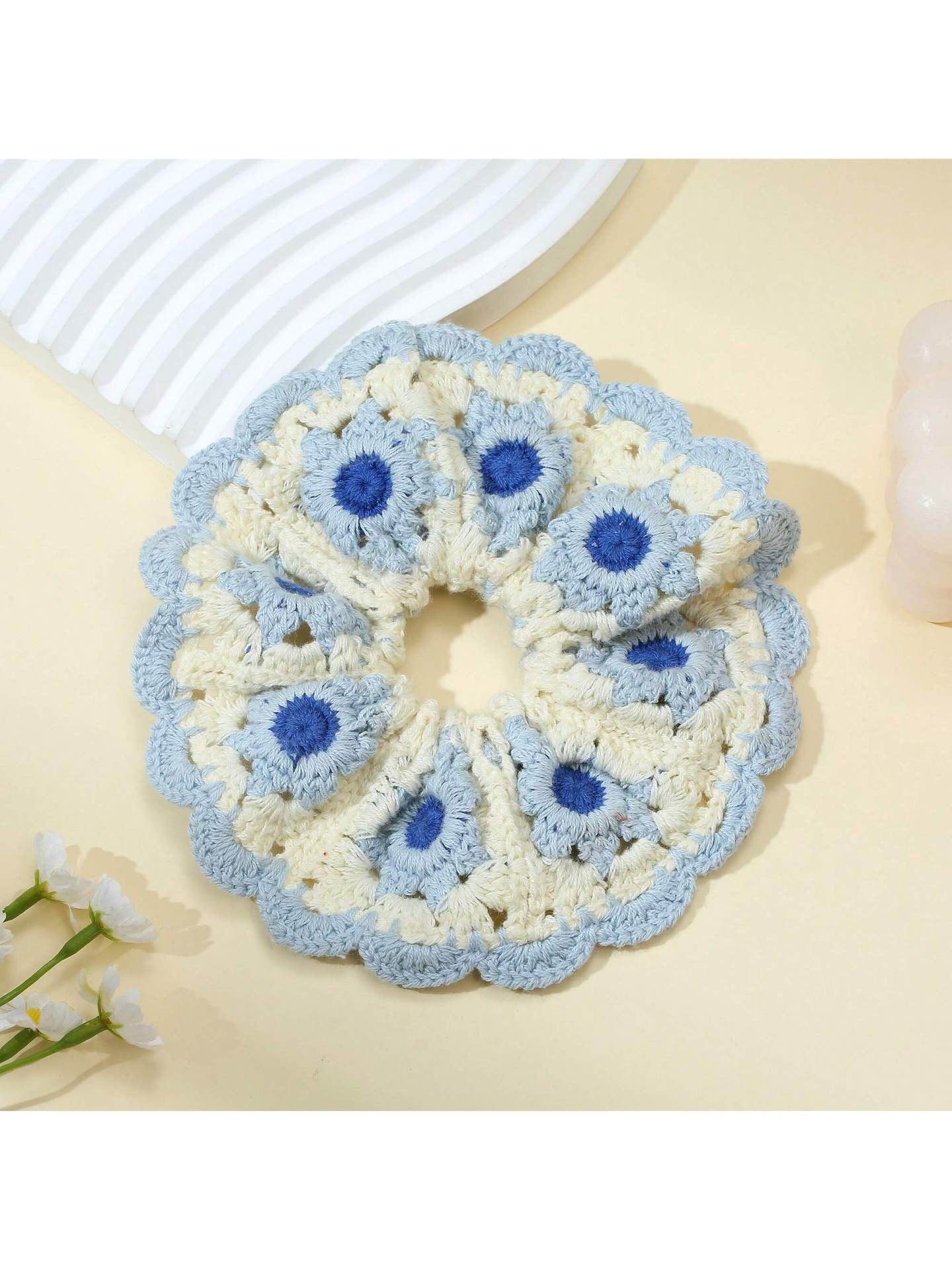 R1210 Bohemian Style Crochet Hair Tie