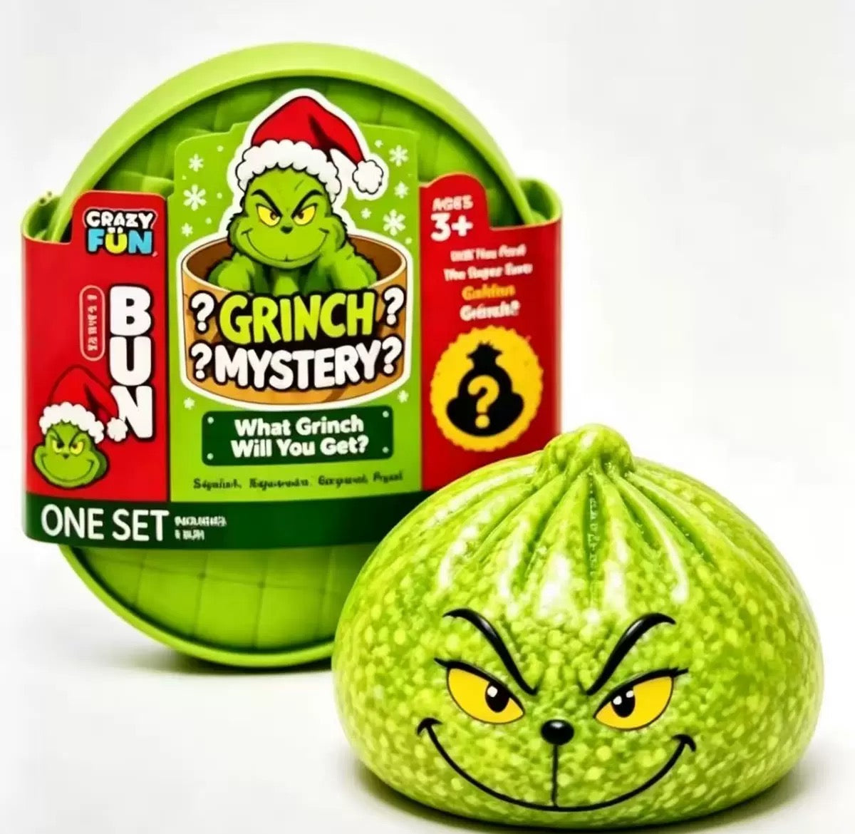 R1796 Grinch Dumpling Squishy Toys