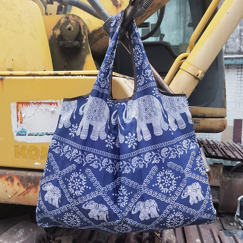 R1284 Large capacity reusable shopping tote bag