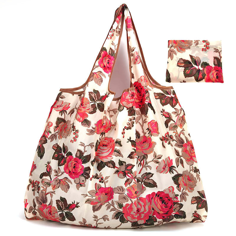 R1284 Large capacity reusable shopping tote bag